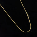 Corrente Cordão Baiano 3mm com Fecho Canhão