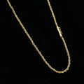 Corrente Cordão Baiano 4mm com Fecho Canhão