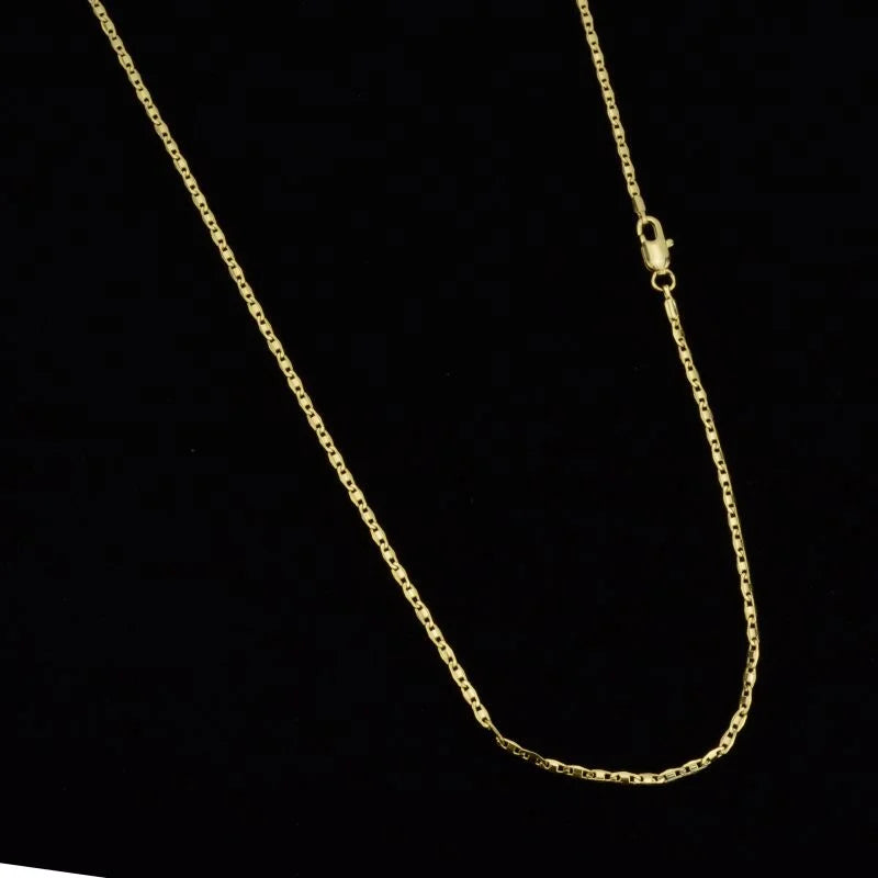 Corrente Piastrine 2mm com Fecho Lagosta