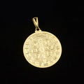 Pingente São Bento Medalha Grande