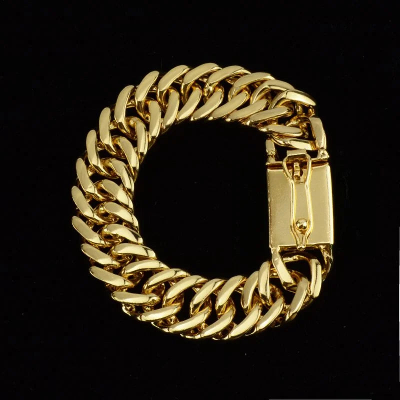 Pulseira Grumet Dupla 20mm Fecho Gaveta
