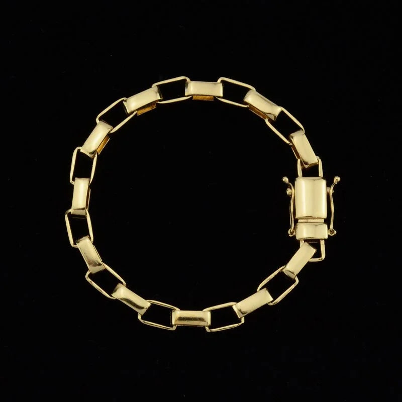 Pulseira Veneziana Tijolinho 7mm F. Gaveta Dupla
